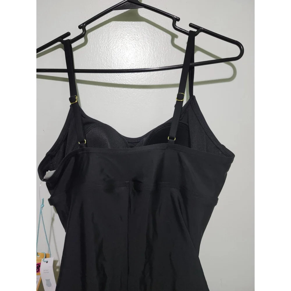 Kona Sol Swimsuit One Piece Black Size Large - Picture 6 of 6
